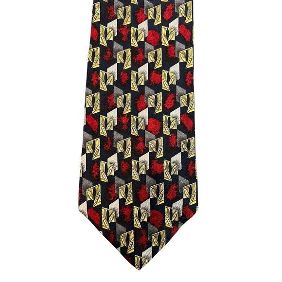 Emanuel Ungaro Paris 100% Silk Tie 29" Multicolor - Picture 2 of 6